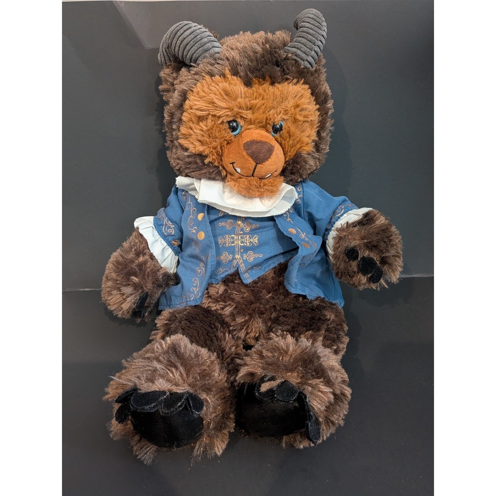 Beauty and The Beast Ballroom Plush Beast 19" Retired Build A‎ Bear Excellent